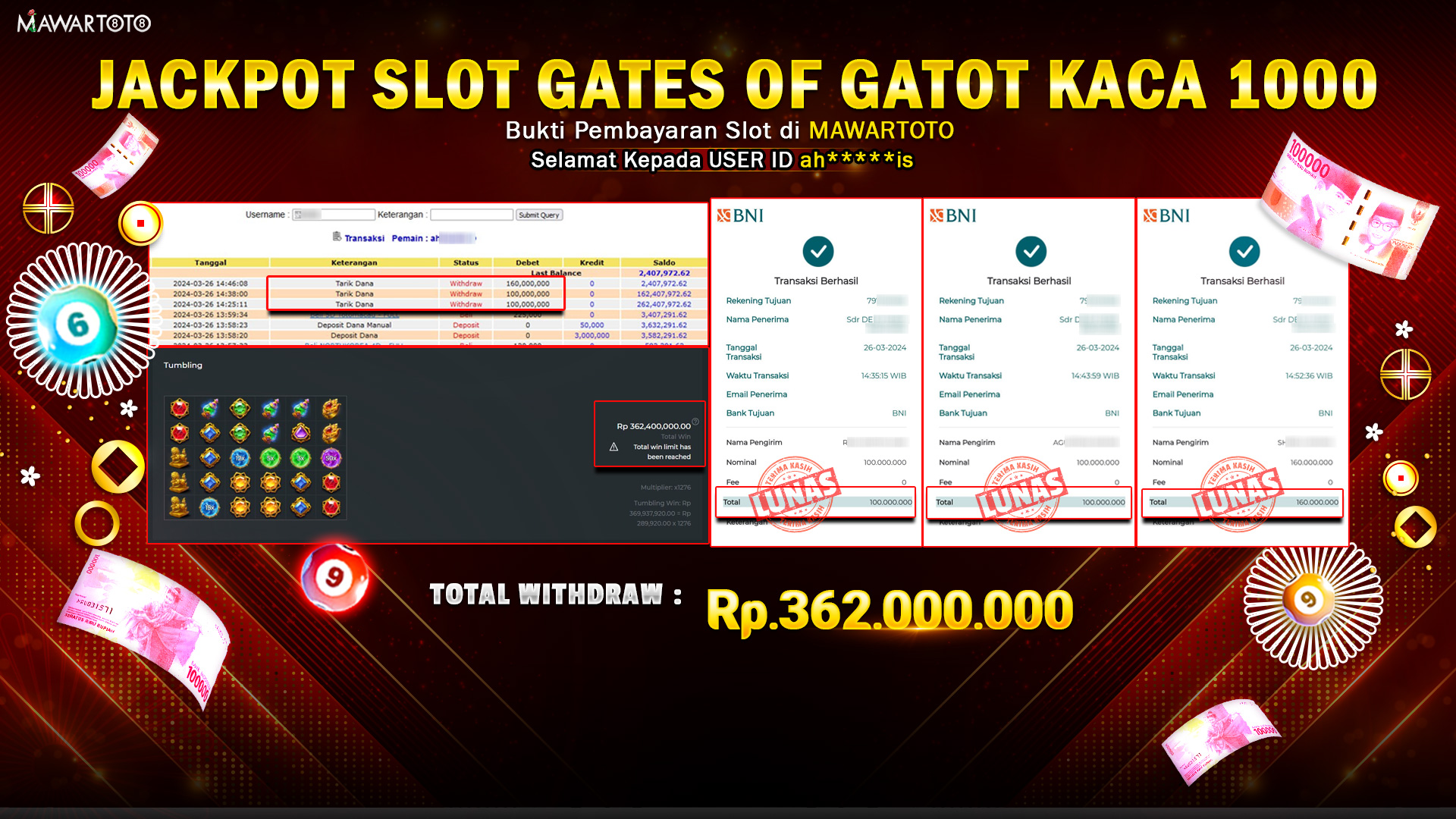 JACKPOT SLOT GATES OF GATOT KACA 1000