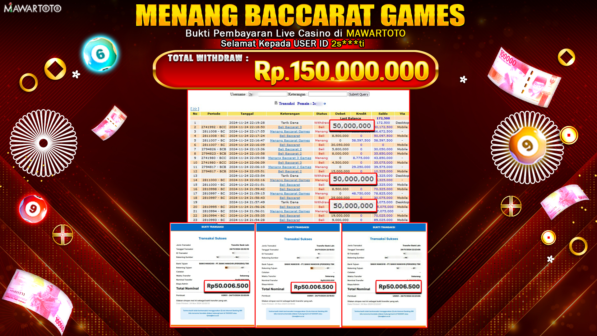 MENANG BACCARAT GAMES