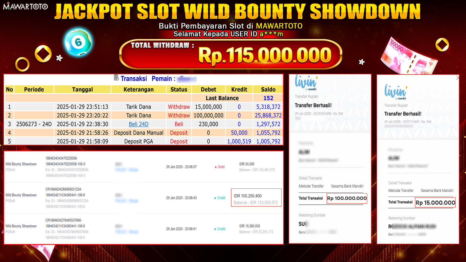 JACKPOT SLOT WILD BOUNTY SHOWDOWN