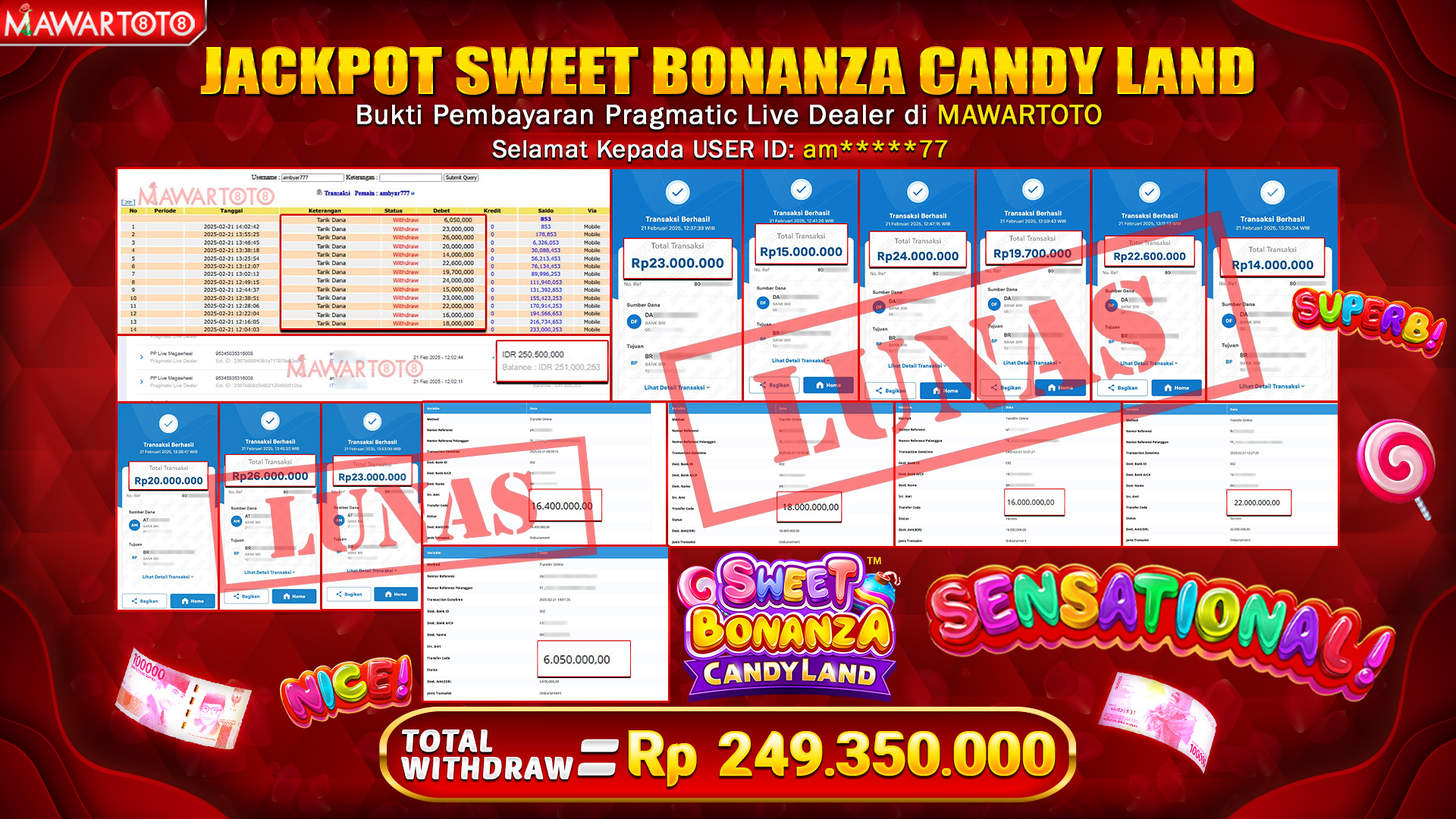 JACKPOT SWEET BONANZA CANDY LAND