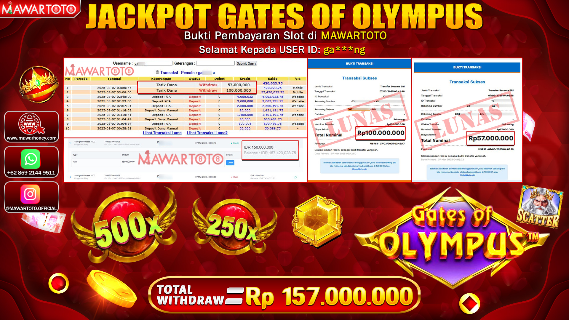 JACKPOT GATES OF OLYMPUS