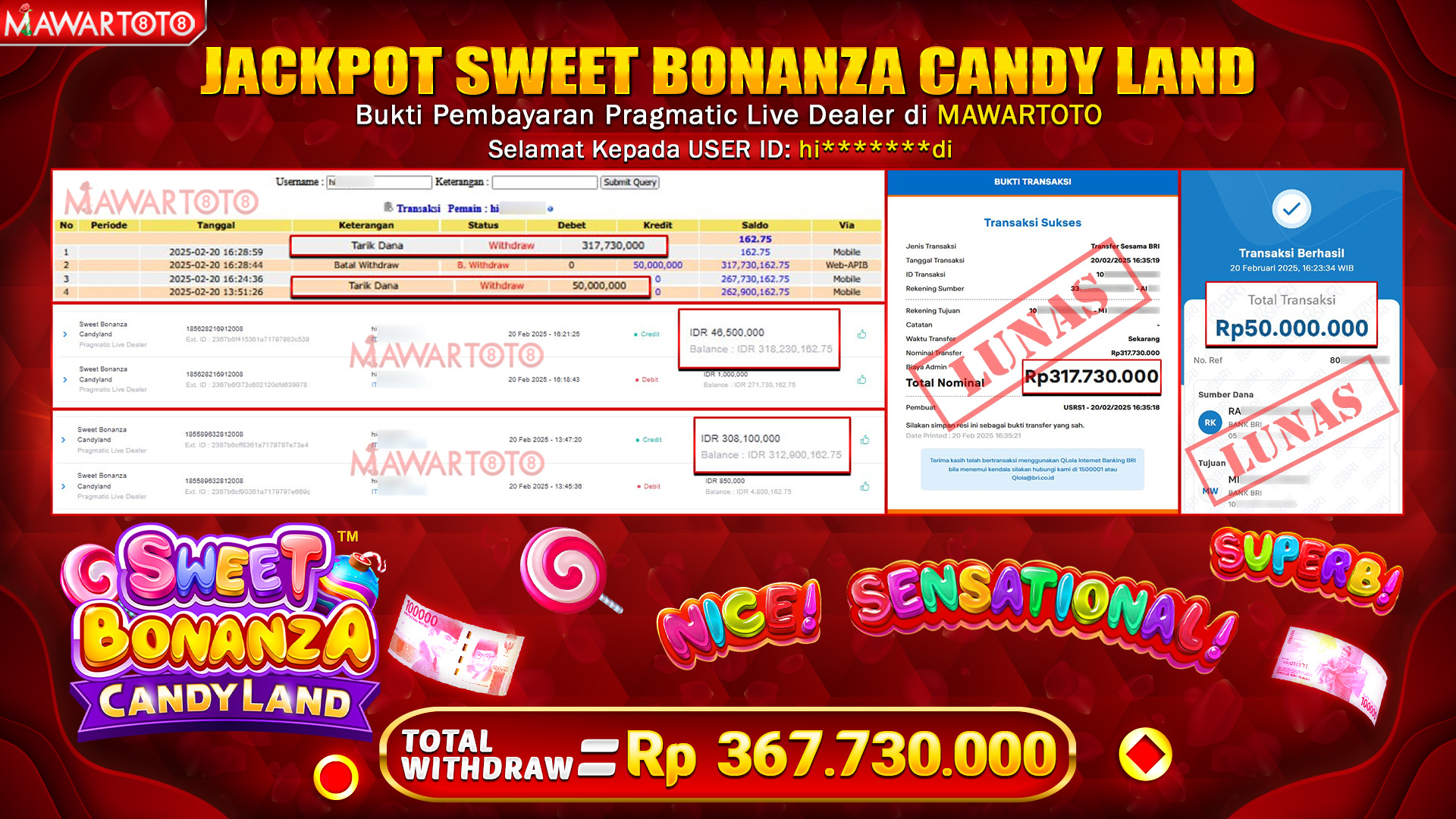 JACKPOT SWEET BONANZA CANDY LAND