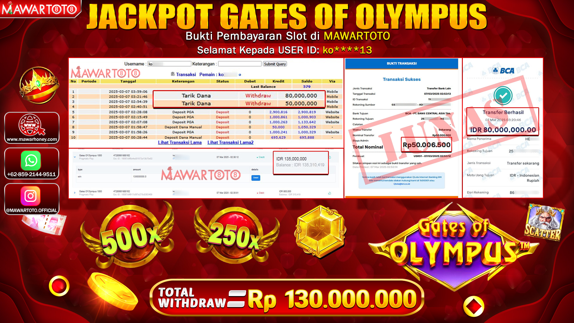 JACKPOT GATES OF OLYMPUS