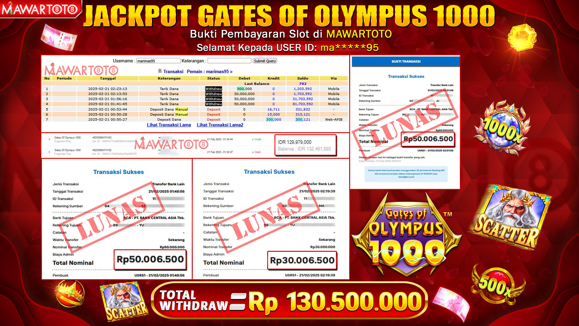 JACKPOT GATES OF OLYMPUS 1000