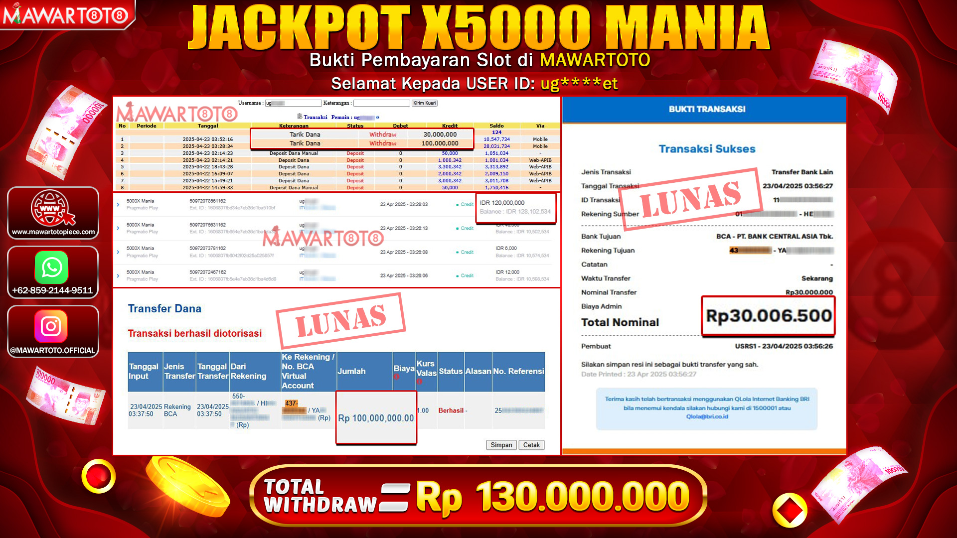 JACKPOT X5000 MANIA