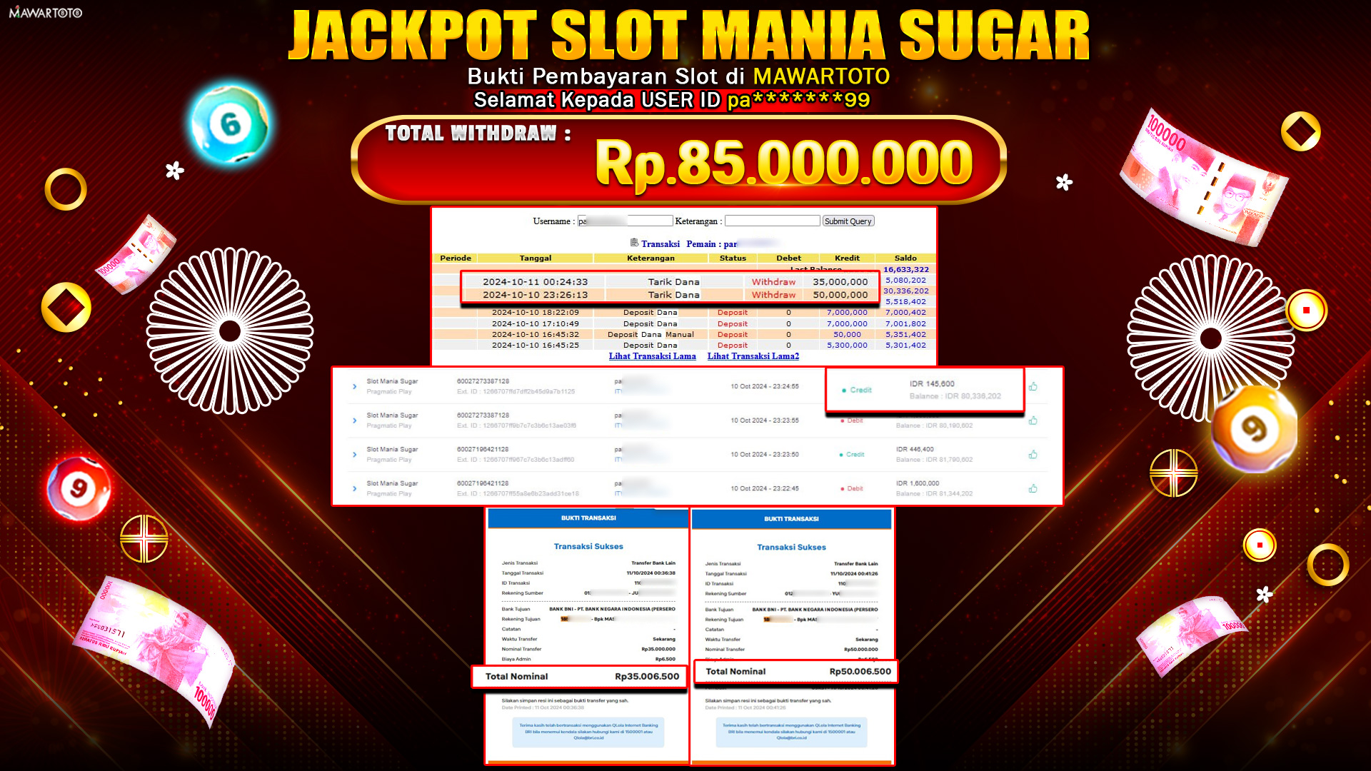 JACKPOT SLOT MANIA SUGAR
