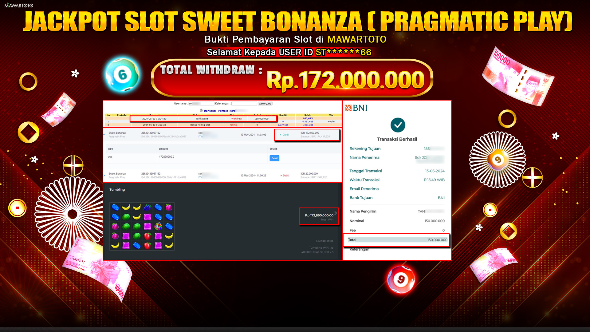 JACKPOT SLOT SWEET BONANZA