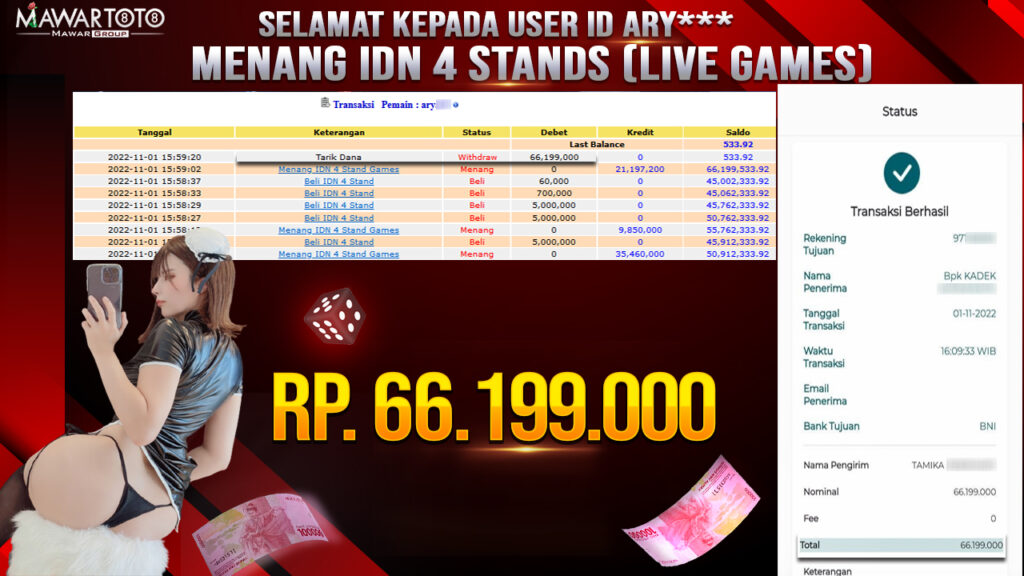 JP IDN 4 STANDS Rp 66.199.000