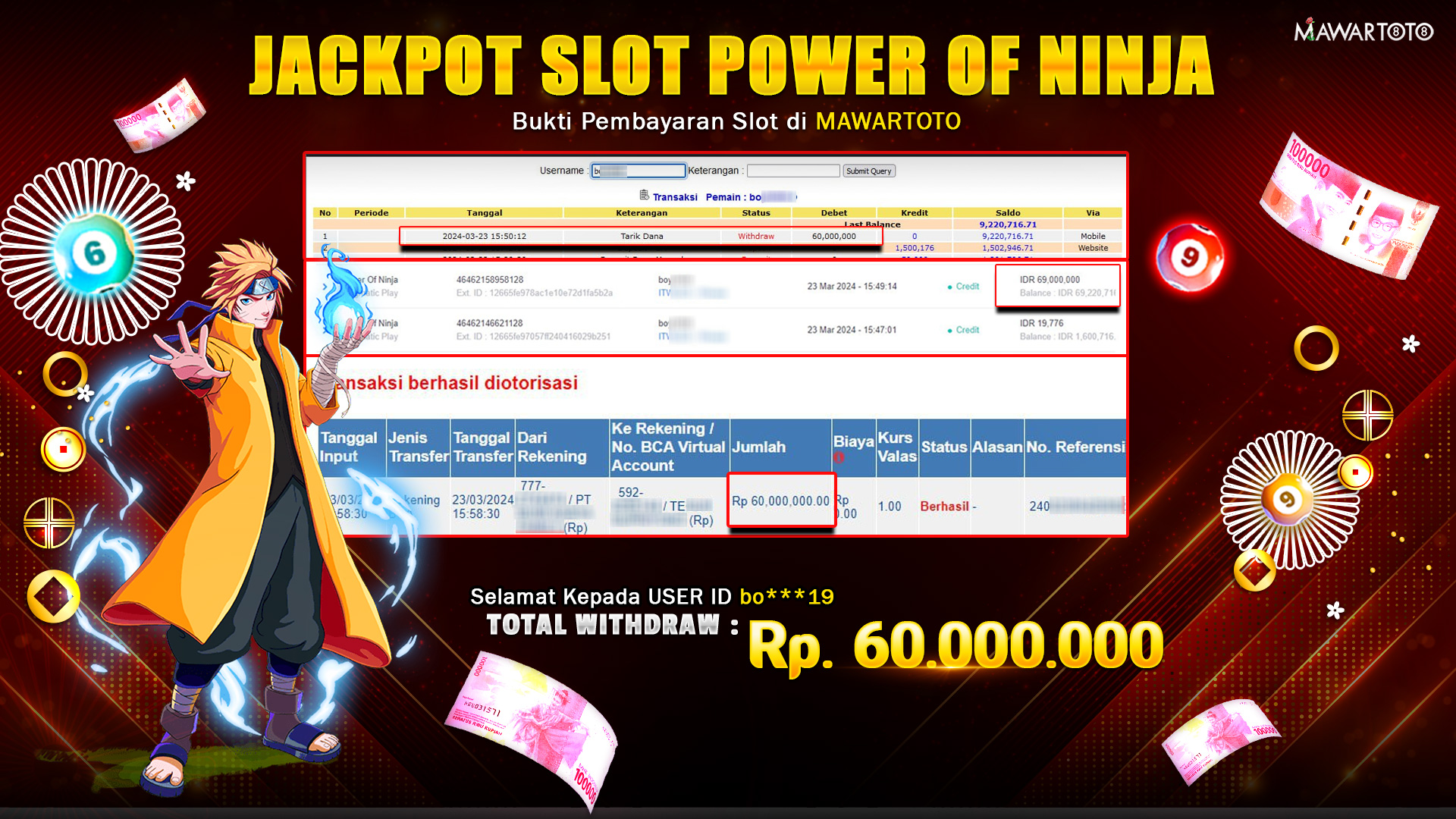 JACKPOT SLOT POWER OF NINJA