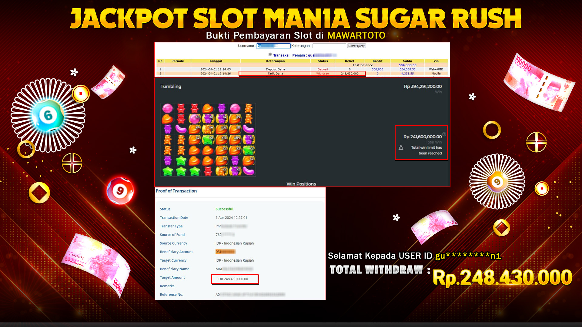 JACKPOT SLOT MANIA SUGAR RUSH
