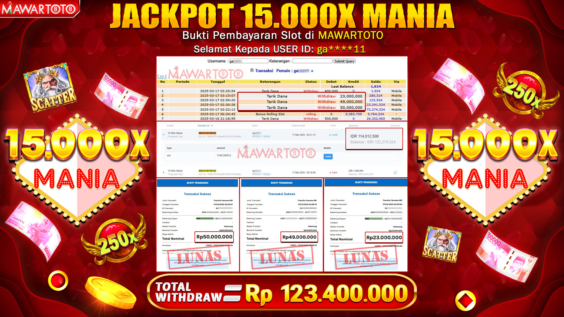 JACKPOT 15.000X MANIA