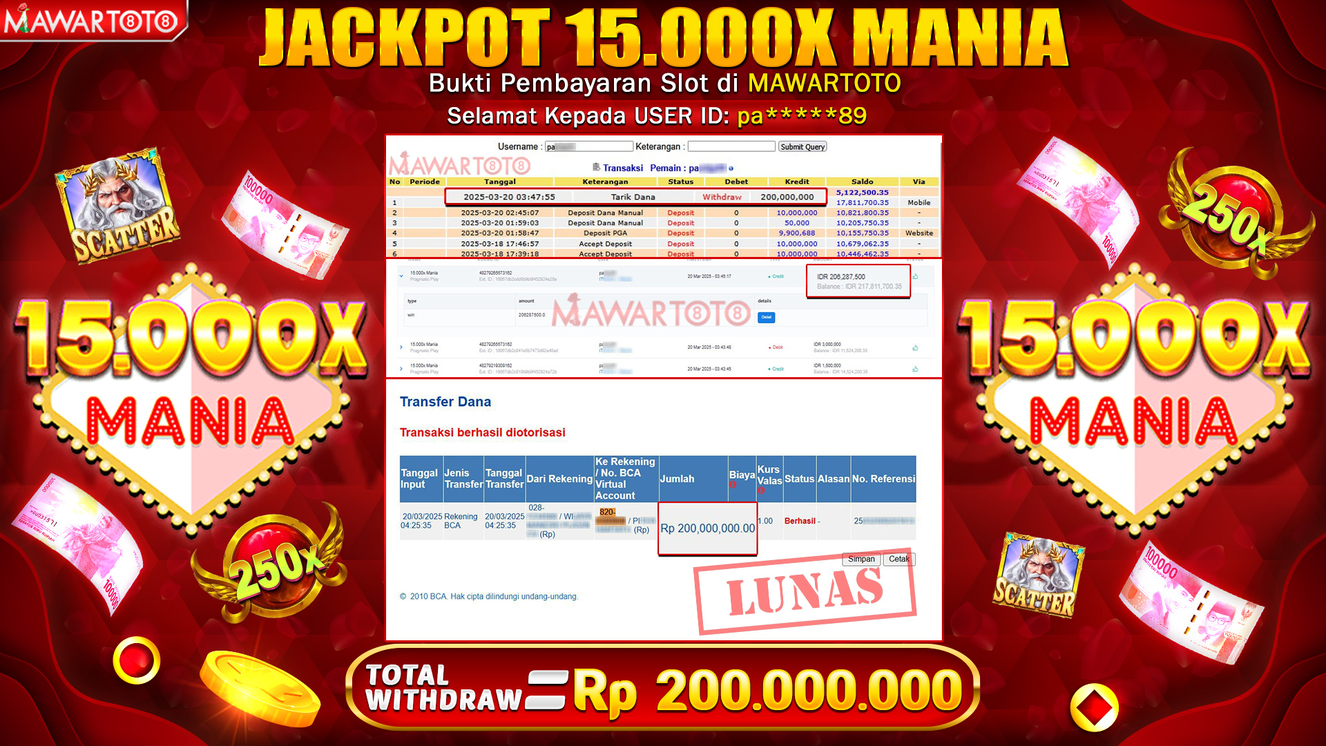 JACKPOT 15.000X MANIA