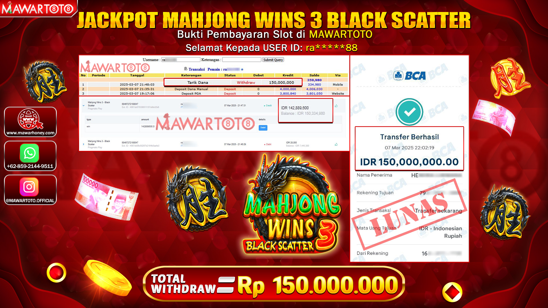 JACKPOT MAHJONG WINS 3 BLACK SCATTER