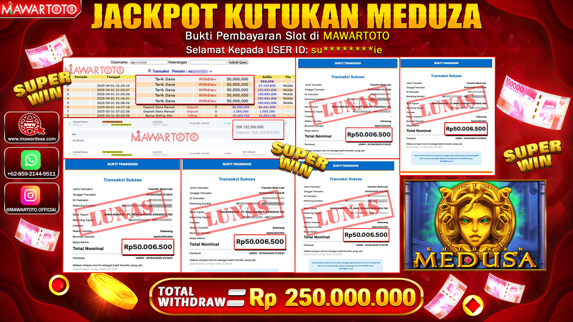 JACKPOT KUTKAN MEDUSA