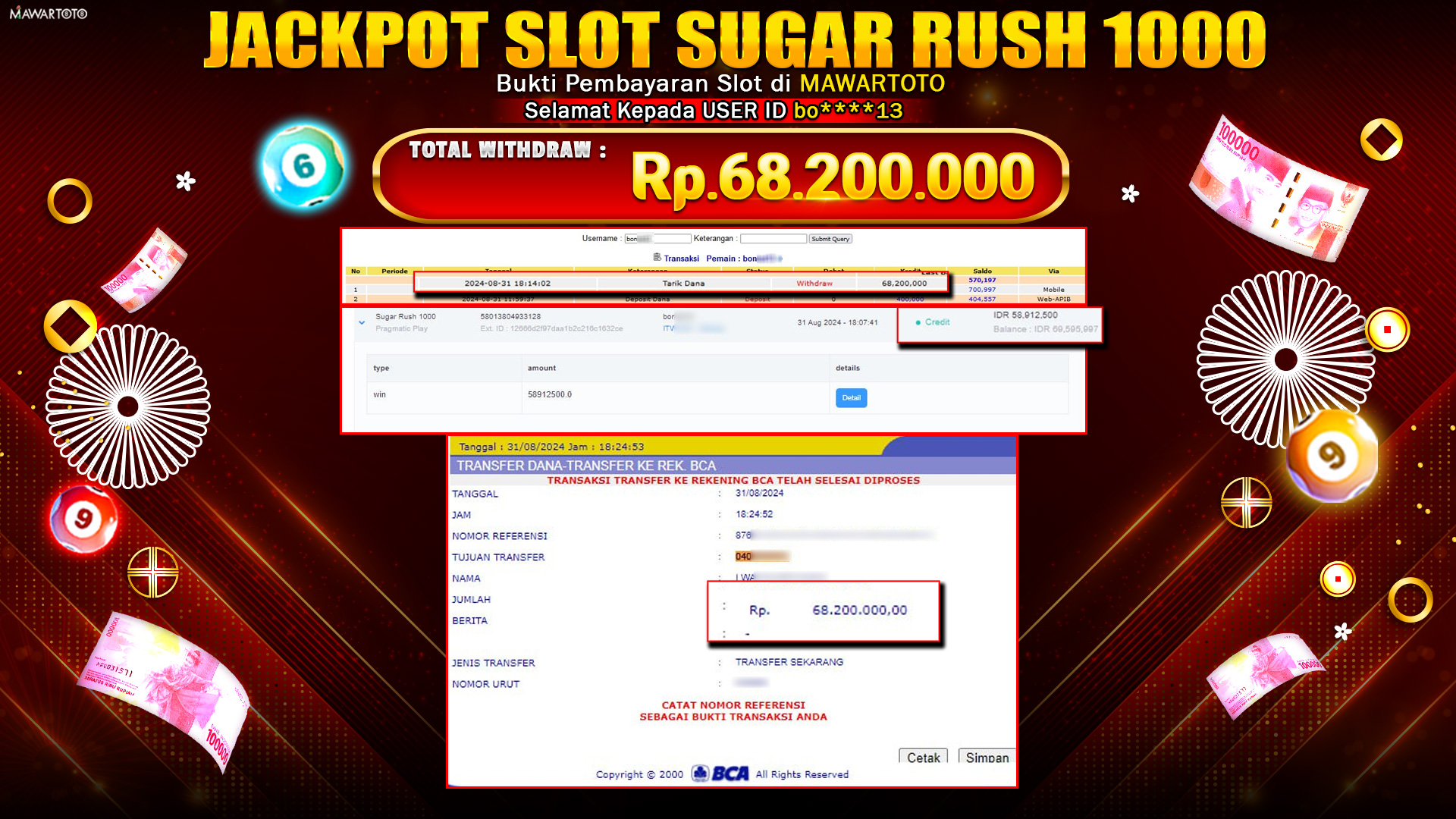 JACKPOT SLOT SUGAR RUSH 1000