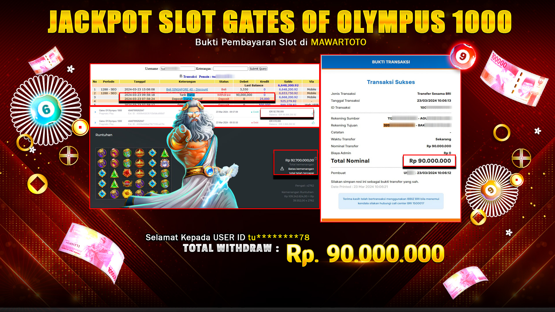 JACKPOT GATES OF OLYMPUS 1000