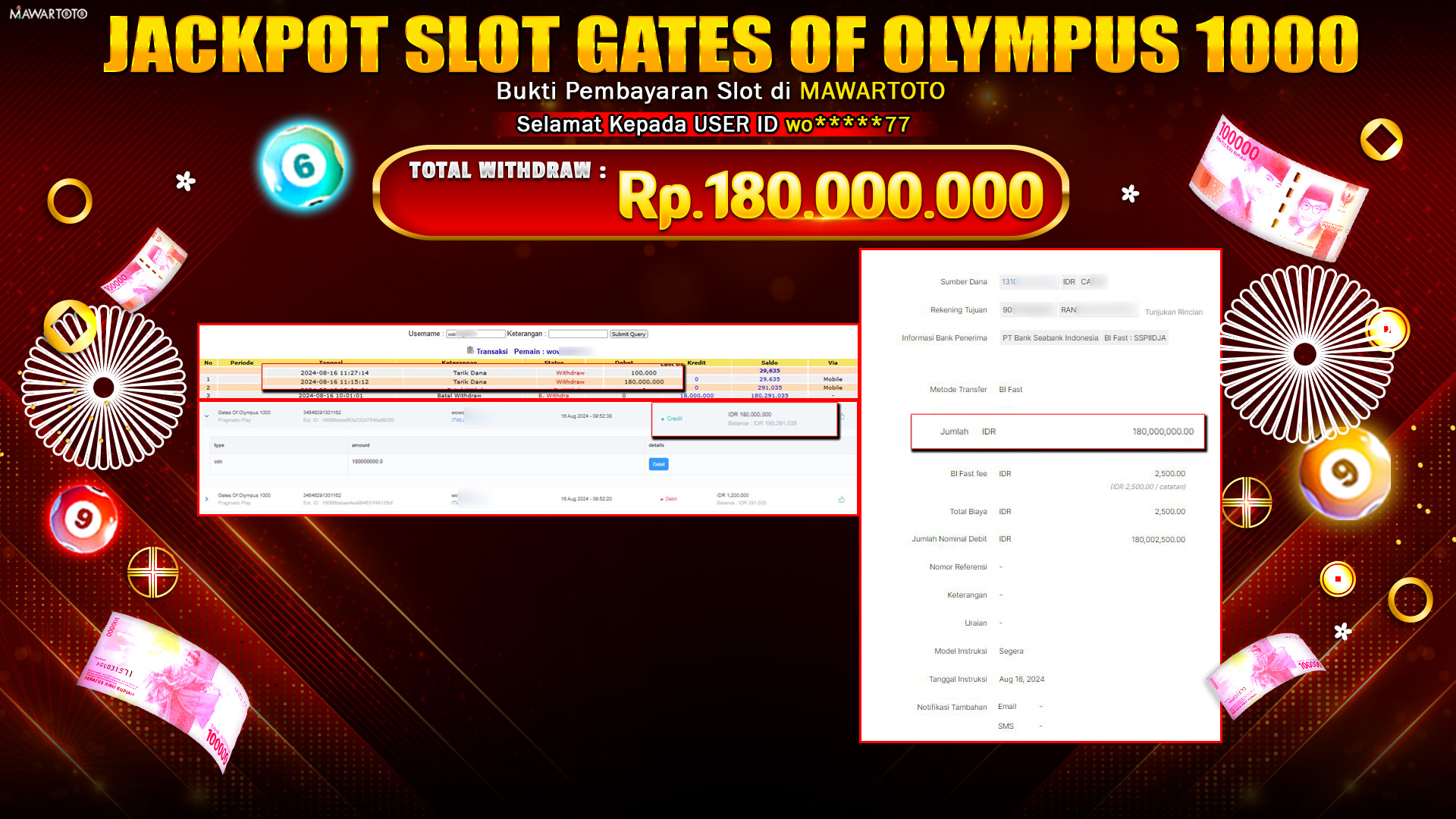 JACKPOT SLOT GATES OF OLYMPUS 1000